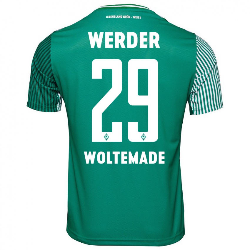 Niño Camiseta Nick Woltemade #29 Verde 1ª Equipación 2023/24 La Camisa Perú