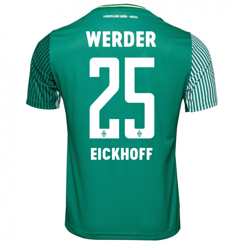 Niño Camiseta Mika Eickhoff #25 Verde 1ª Equipación 2023/24 La Camisa Perú