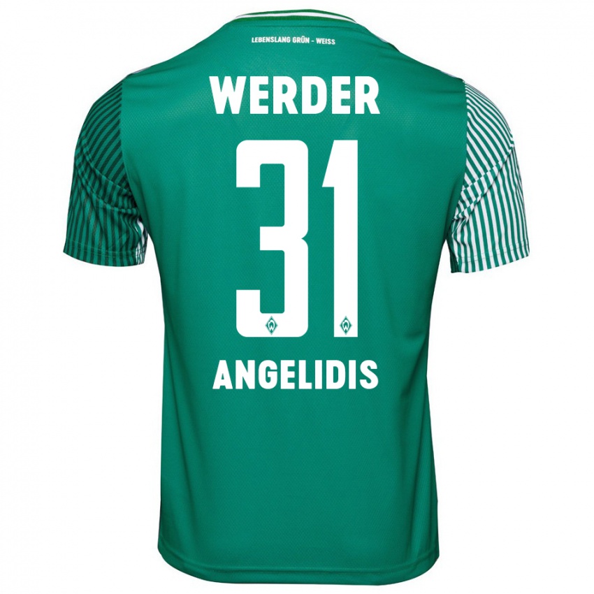 Niño Camiseta Spyros Angelidis #31 Verde 1ª Equipación 2023/24 La Camisa Perú