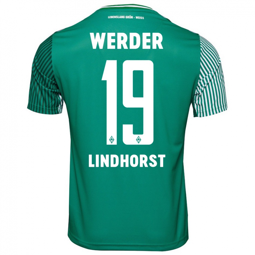 Niño Camiseta Jerrit Lindhorst #19 Verde 1ª Equipación 2023/24 La Camisa Perú