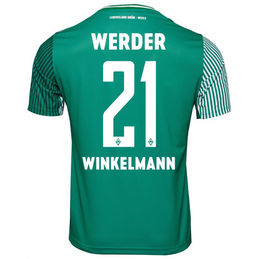 Niño Camiseta Till Winkelmann #21 Verde 1ª Equipación 2023/24 La Camisa Perú