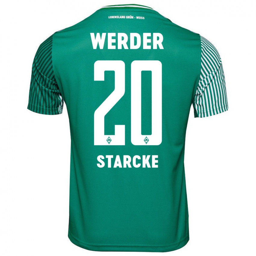 Niño Camiseta Bennet Starcke #20 Verde 1ª Equipación 2023/24 La Camisa Perú