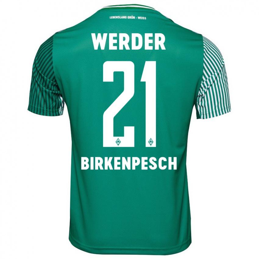 Niño Camiseta Noah Birkenpesch #21 Verde 1ª Equipación 2023/24 La Camisa Perú