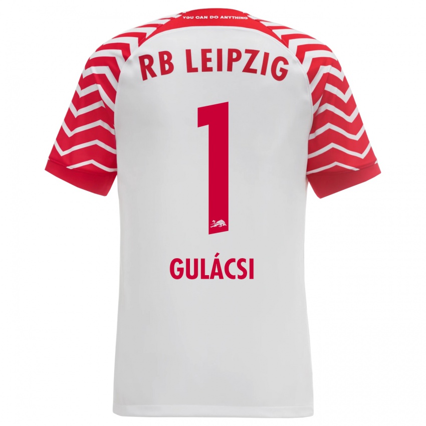 Niño Camiseta Peter Gulacsi #1 Blanco 1ª Equipación 2023/24 La Camisa Perú