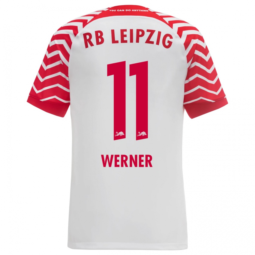 Niño Camiseta Timo Werner #11 Blanco 1ª Equipación 2023/24 La Camisa Perú