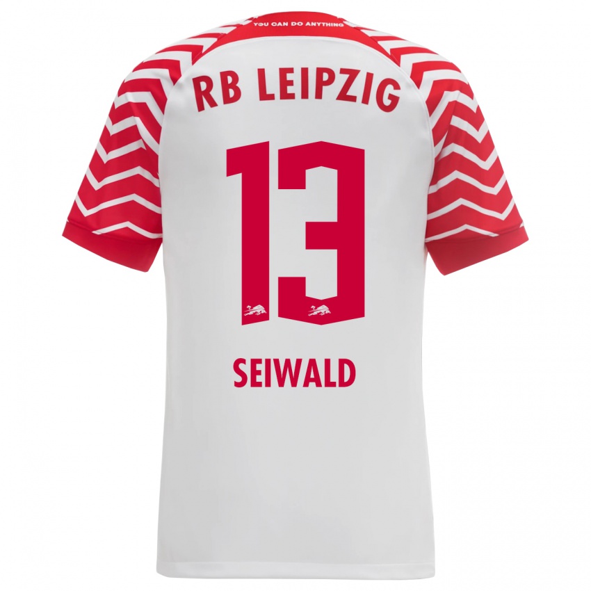 Niño Camiseta Nicolas Seiwald #13 Blanco 1ª Equipación 2023/24 La Camisa Perú