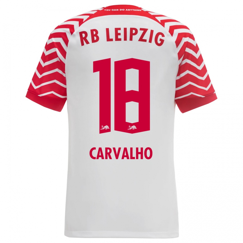 Niño Camiseta Fabio Carvalho #18 Blanco 1ª Equipación 2023/24 La Camisa Perú