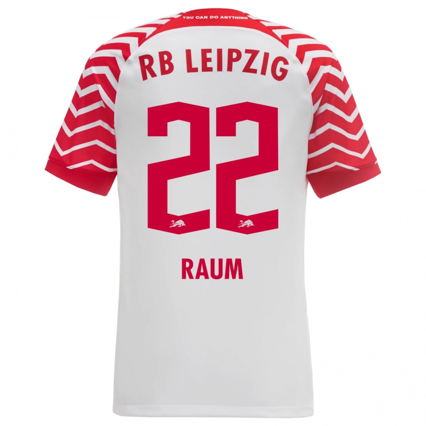 Niño Camiseta David Raum #22 Blanco 1ª Equipación 2023/24 La Camisa Perú