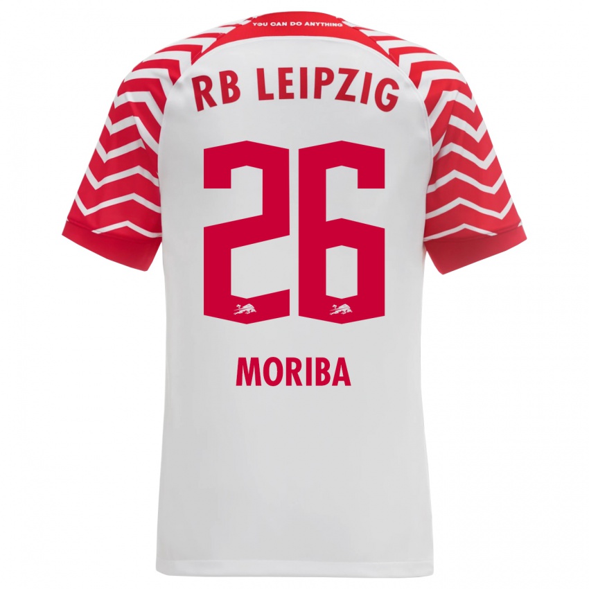 Niño Camiseta Ilaix Moriba #26 Blanco 1ª Equipación 2023/24 La Camisa Perú