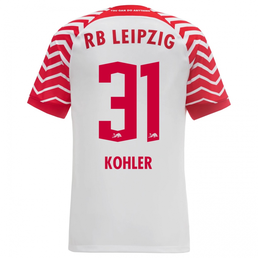 Niño Camiseta Tim Köhler #31 Blanco 1ª Equipación 2023/24 La Camisa Perú