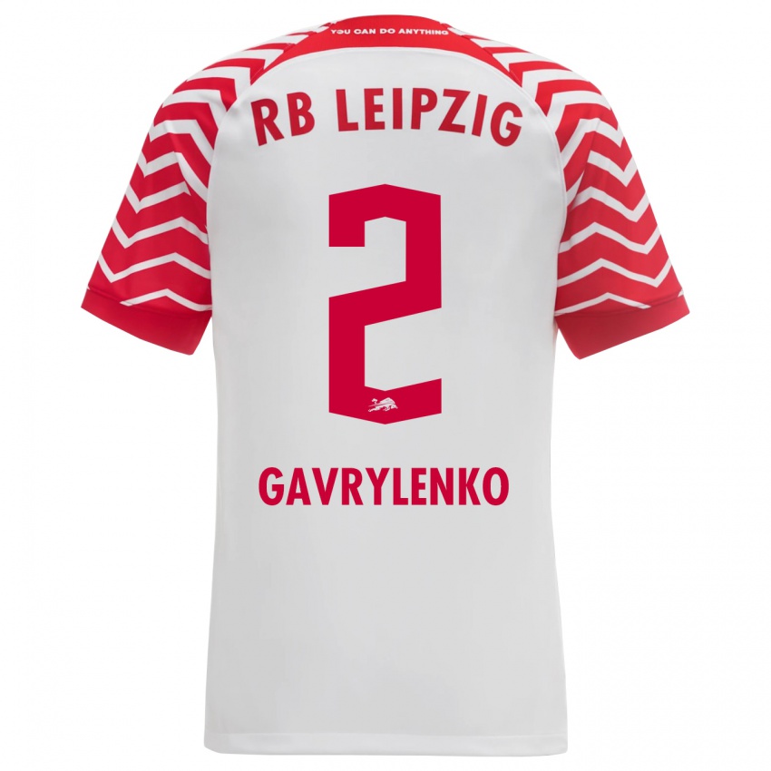 Niño Camiseta Oleksandr Gavrylenko #2 Blanco 1ª Equipación 2023/24 La Camisa Perú