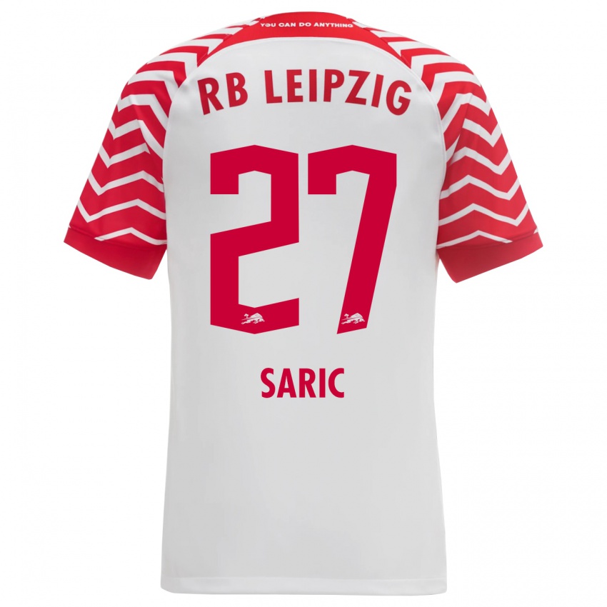 Niño Camiseta Lucio Saric #27 Blanco 1ª Equipación 2023/24 La Camisa Perú