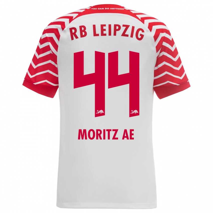 Niño Camiseta Moritz Aé #44 Blanco 1ª Equipación 2023/24 La Camisa Perú