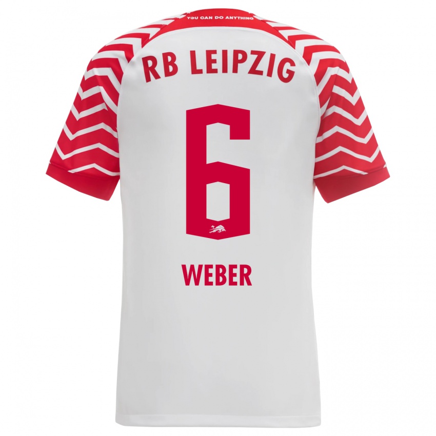 Niño Camiseta Samuel Weber #6 Blanco 1ª Equipación 2023/24 La Camisa Perú