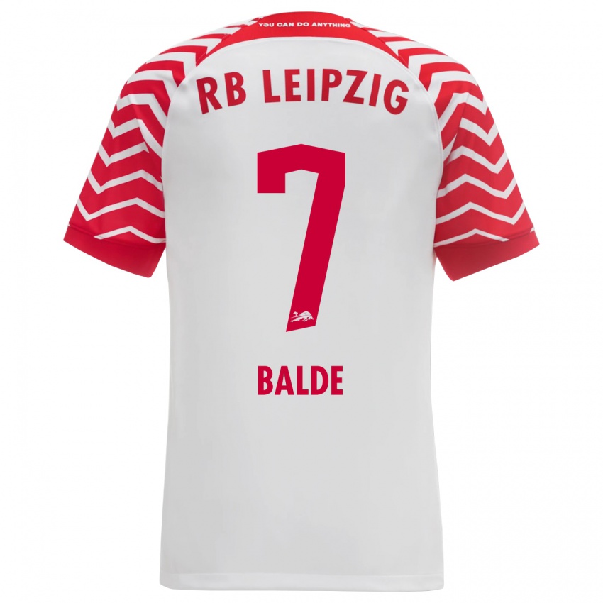 Niño Camiseta Mamadu Baldé #7 Blanco 1ª Equipación 2023/24 La Camisa Perú