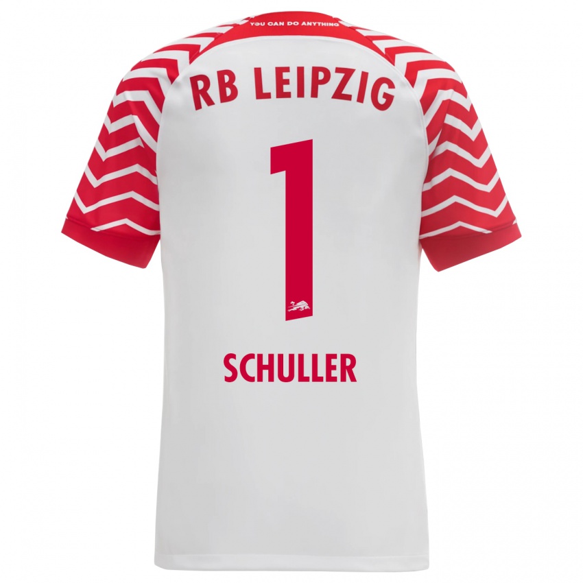 Niño Camiseta Gina Schüller #1 Blanco 1ª Equipación 2023/24 La Camisa Perú