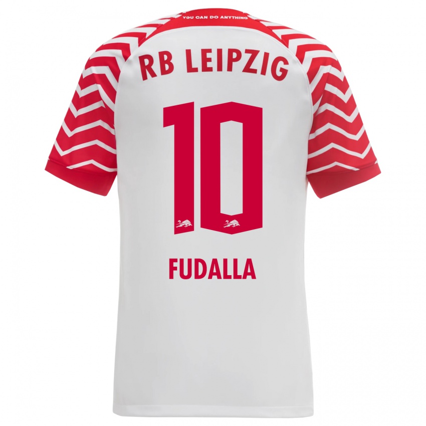 Niño Camiseta Vanessa Fudalla #10 Blanco 1ª Equipación 2023/24 La Camisa Perú