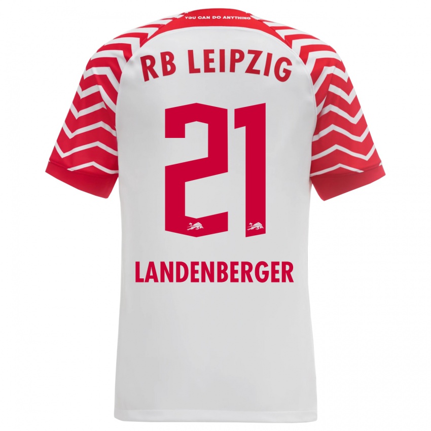 Niño Camiseta Julia Landenberger #21 Blanco 1ª Equipación 2023/24 La Camisa Perú