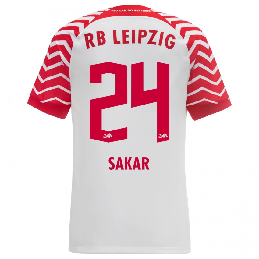 Niño Camiseta Fatma Sakar #24 Blanco 1ª Equipación 2023/24 La Camisa Perú