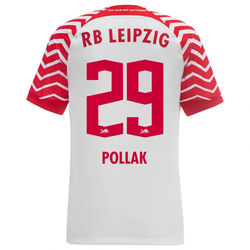 Niño Camiseta Julia Pollak #29 Blanco 1ª Equipación 2023/24 La Camisa Perú