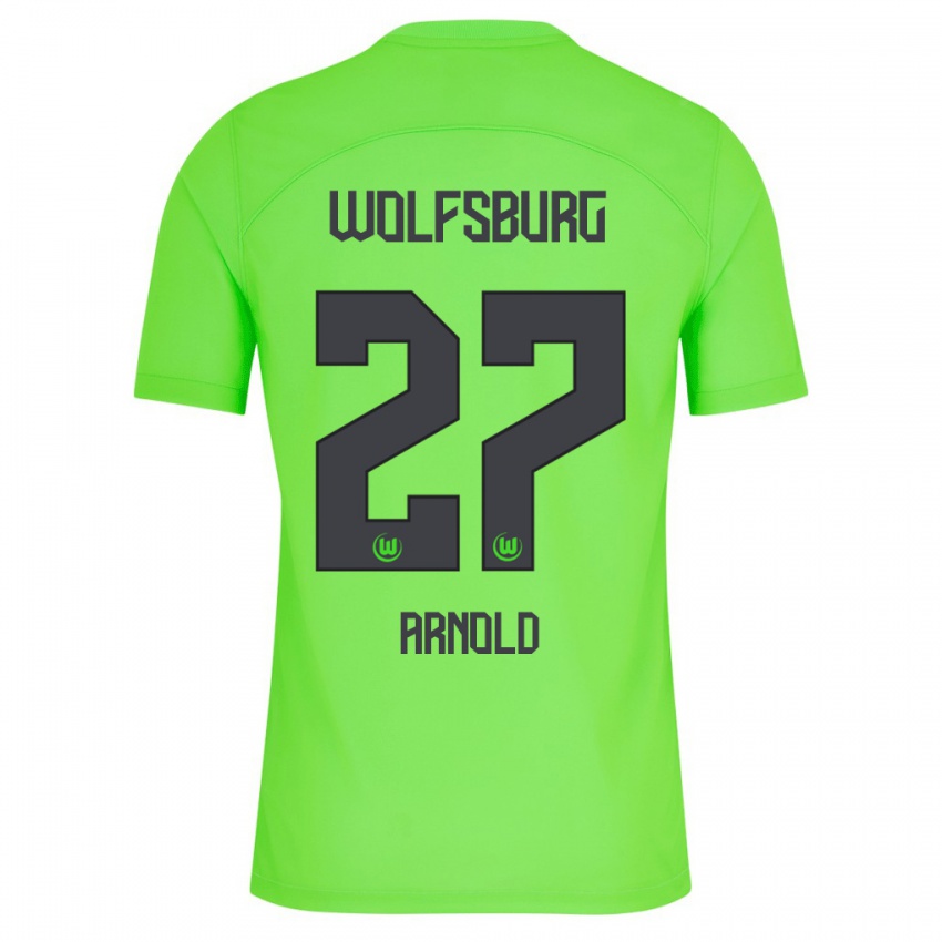 Niño Camiseta Maximilian Arnold #27 Verde 1ª Equipación 2023/24 La Camisa Perú