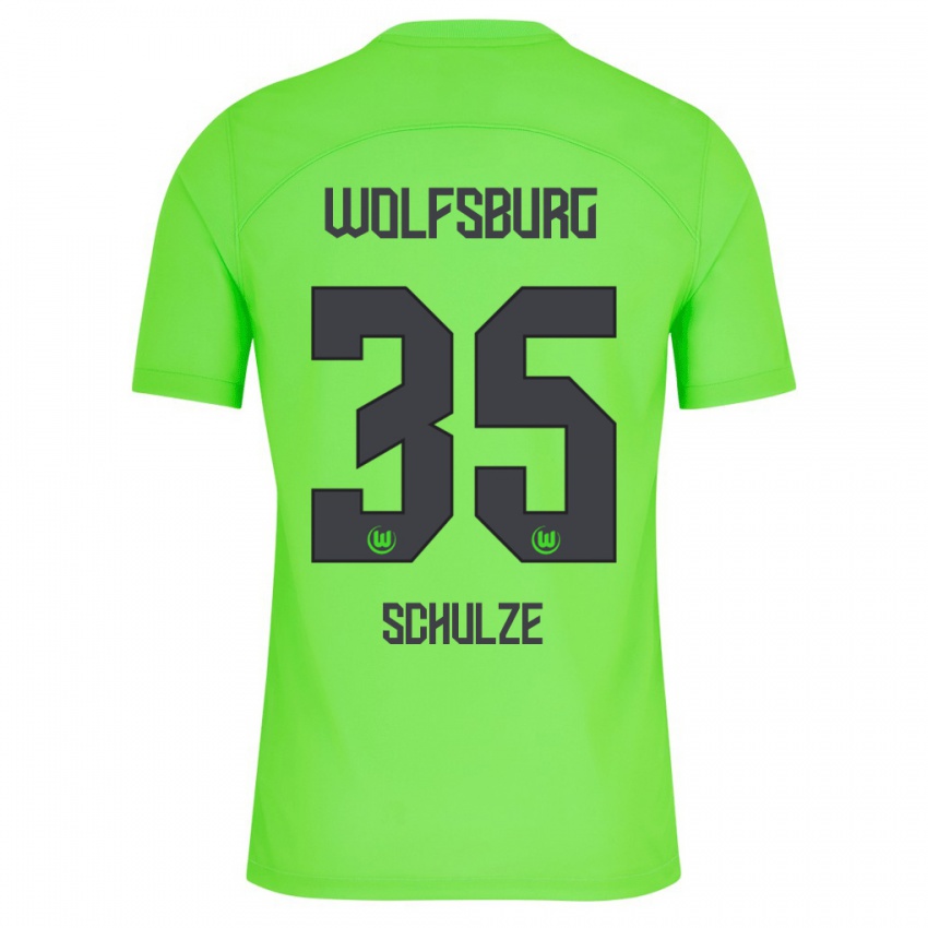 Niño Camiseta Philipp Schulze #35 Verde 1ª Equipación 2023/24 La Camisa Perú