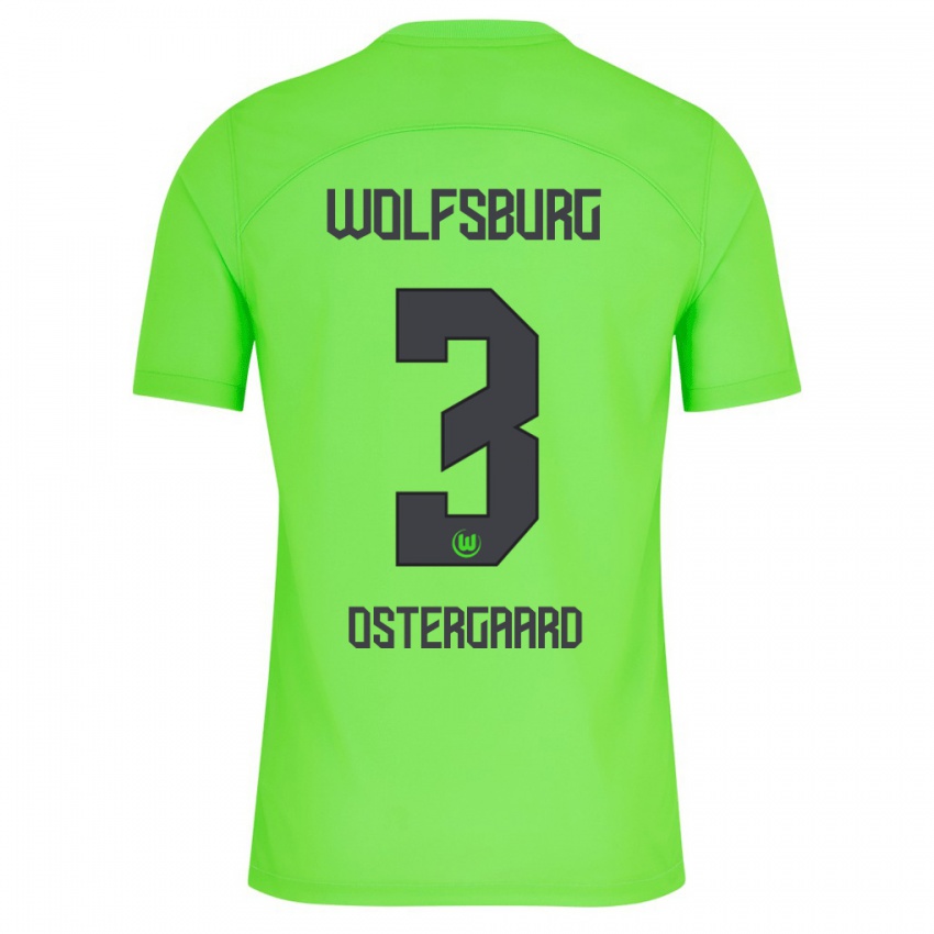 Niño Camiseta Christian Östergaard #3 Verde 1ª Equipación 2023/24 La Camisa Perú