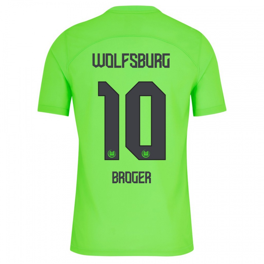 Niño Camiseta Bennit Bröger #10 Verde 1ª Equipación 2023/24 La Camisa Perú