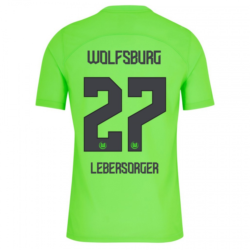 Niño Camiseta Kevin Lebersorger #27 Verde 1ª Equipación 2023/24 La Camisa Perú