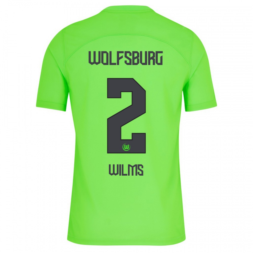 Niño Camiseta Lynn Wilms #2 Verde 1ª Equipación 2023/24 La Camisa Perú