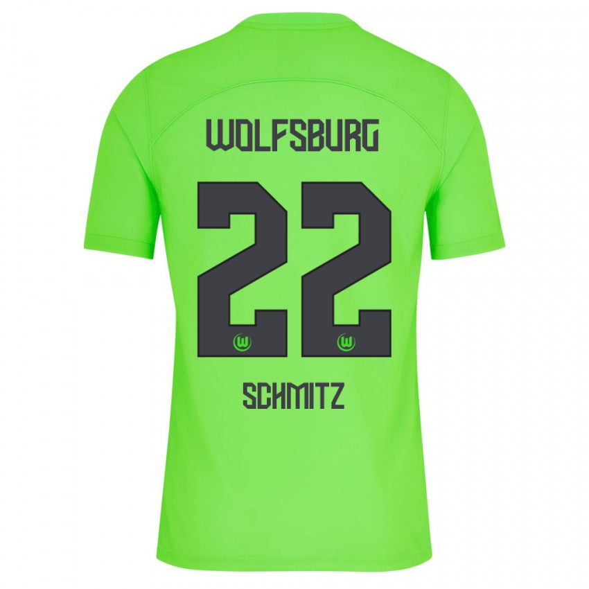 Niño Camiseta Lisa Schmitz #22 Verde 1ª Equipación 2023/24 La Camisa Perú