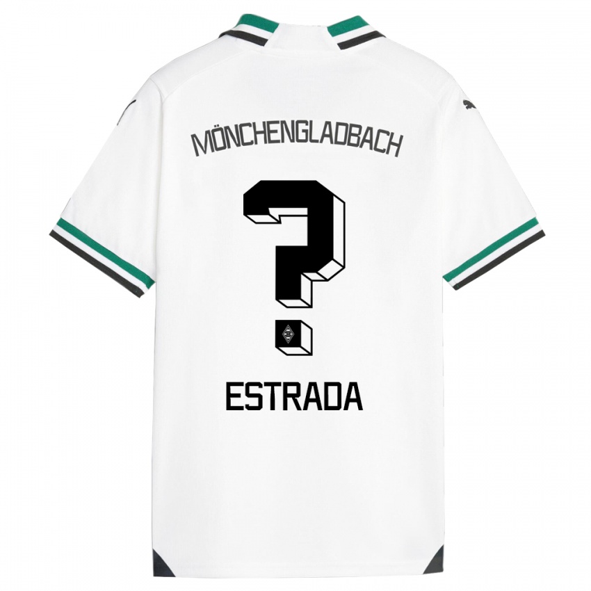 Niño Camiseta Joshua Jong Estrada #0 Blanco Verde 1ª Equipación 2023/24 La Camisa Perú