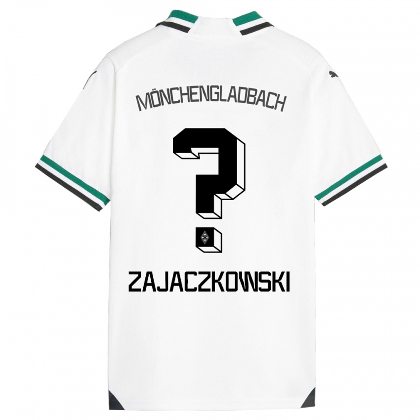 Niño Camiseta Vincent Zajaczkowski #0 Blanco Verde 1ª Equipación 2023/24 La Camisa Perú