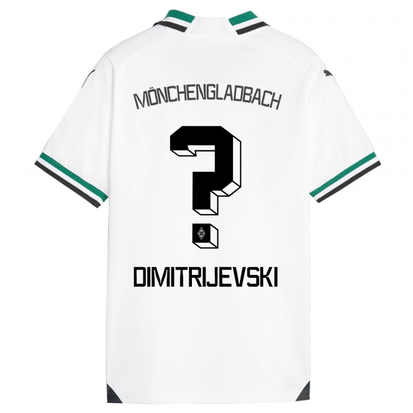 Niño Camiseta Maximilian Dimitrijevski #0 Blanco Verde 1ª Equipación 2023/24 La Camisa Perú