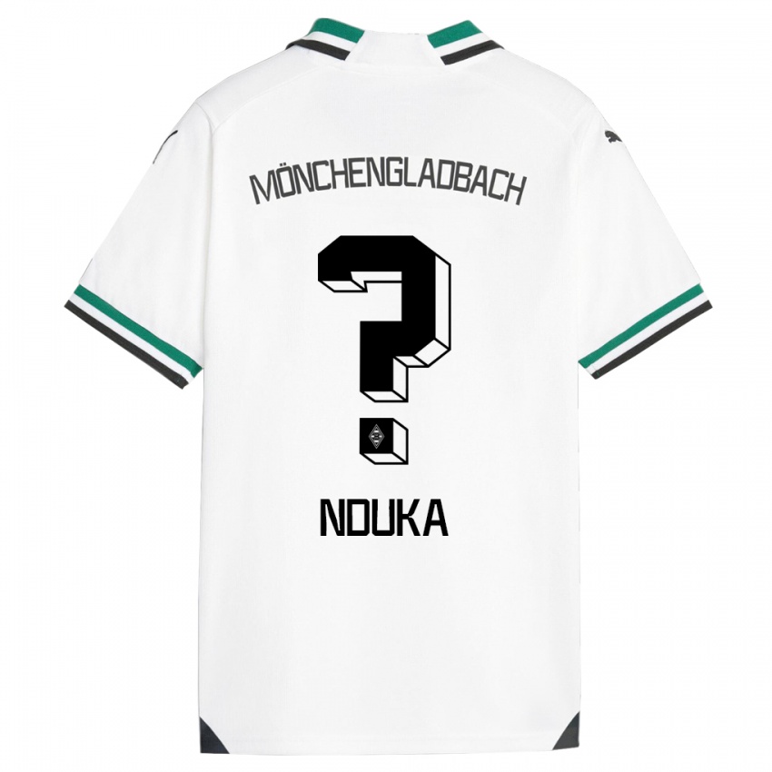 Niño Camiseta Michael Nduka #0 Blanco Verde 1ª Equipación 2023/24 La Camisa Perú