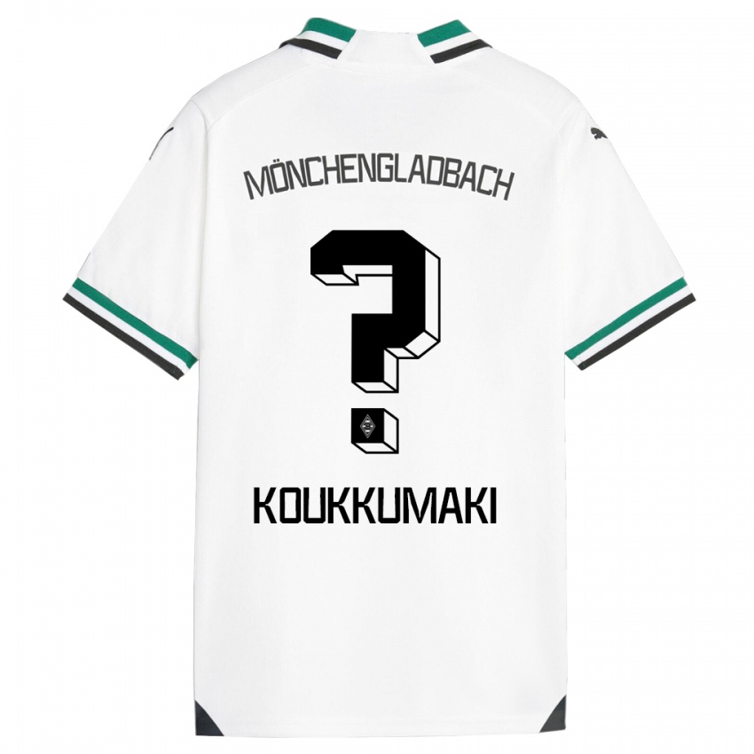 Niño Camiseta Taavi Koukkumäki #0 Blanco Verde 1ª Equipación 2023/24 La Camisa Perú