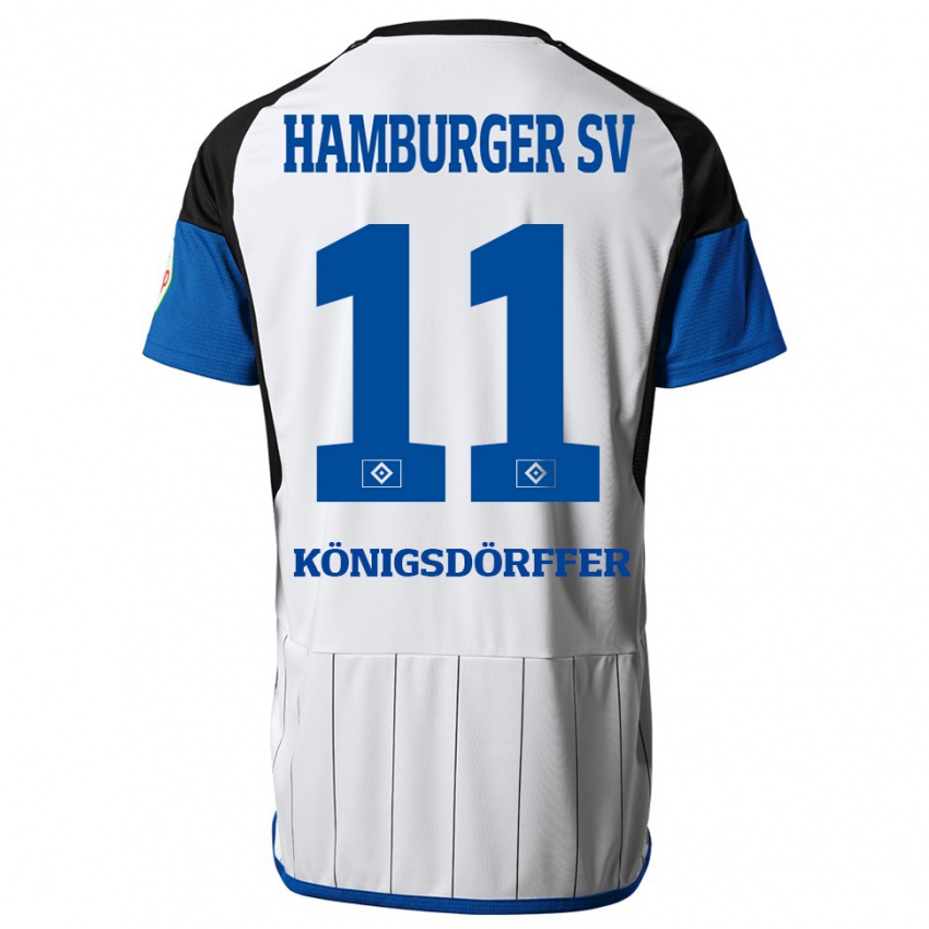 Niño Camiseta Ransford Königsdörffer #11 Blanco 1ª Equipación 2023/24 La Camisa Perú