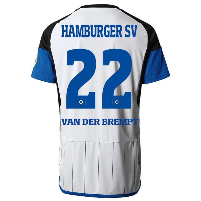 Niño Camiseta Ignace Van Der Brempt #22 Blanco 1ª Equipación 2023/24 La Camisa Perú