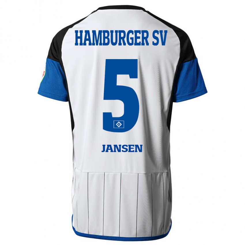 Niño Camiseta Marcell Jansen #5 Blanco 1ª Equipación 2023/24 La Camisa Perú