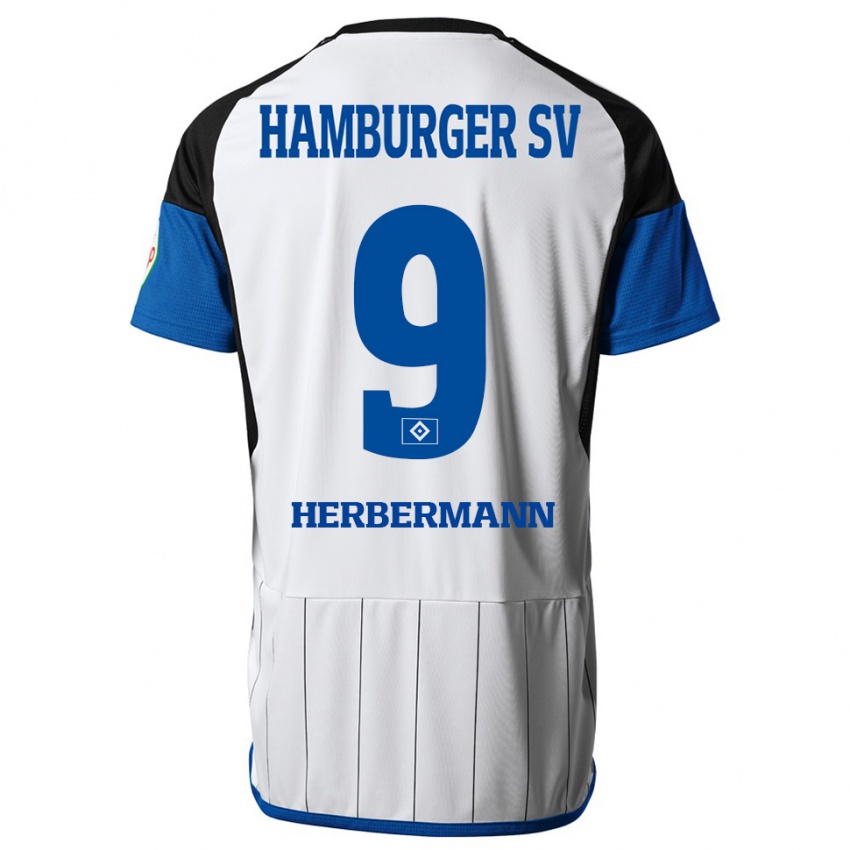 Niño Camiseta Kevin Herbermann #9 Blanco 1ª Equipación 2023/24 La Camisa Perú