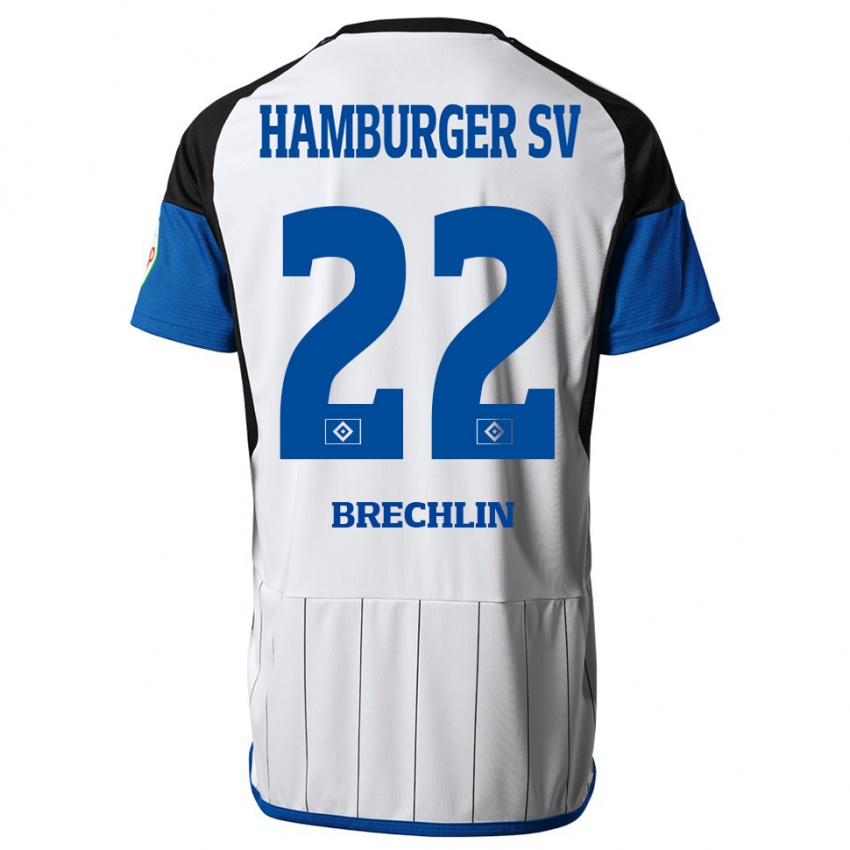 Niño Camiseta Bjarne Brechlin #22 Blanco 1ª Equipación 2023/24 La Camisa Perú