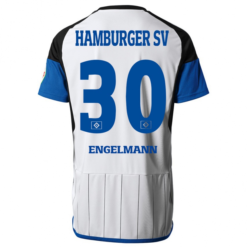 Niño Camiseta Timon Engelmann #30 Blanco 1ª Equipación 2023/24 La Camisa Perú