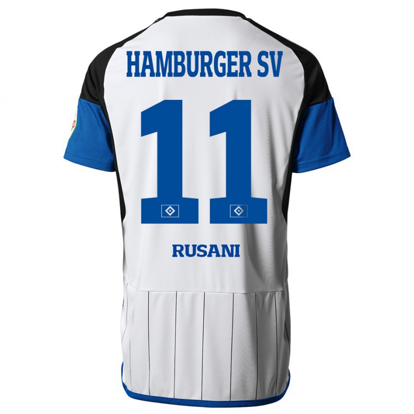 Niño Camiseta Yasin Rusani #11 Blanco 1ª Equipación 2023/24 La Camisa Perú