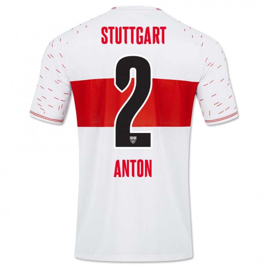 Niño Camiseta Waldemar Anton #2 Blanco 1ª Equipación 2023/24 La Camisa Perú