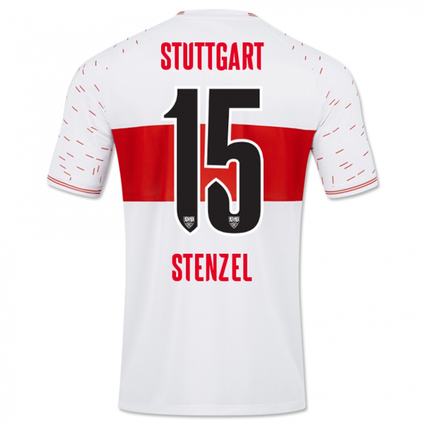 Niño Camiseta Pascal Stenzel #15 Blanco 1ª Equipación 2023/24 La Camisa Perú