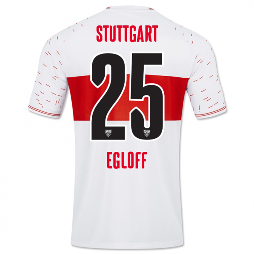 Niño Camiseta Lilian Egloff #25 Blanco 1ª Equipación 2023/24 La Camisa Perú