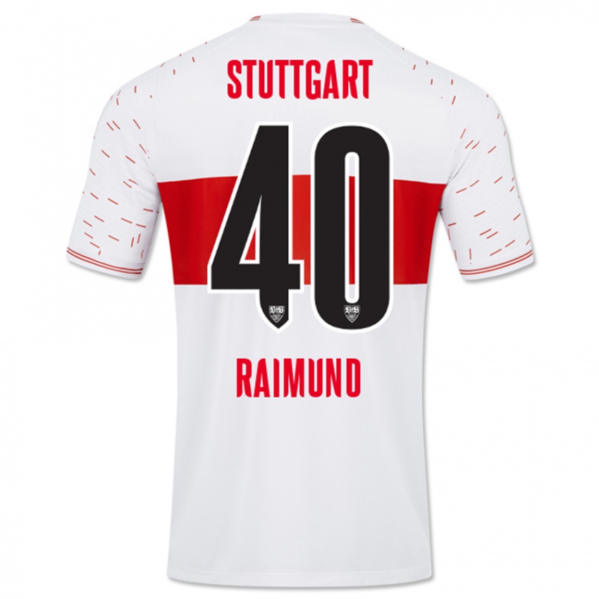 Niño Camiseta Luca Raimund #40 Blanco 1ª Equipación 2023/24 La Camisa Perú