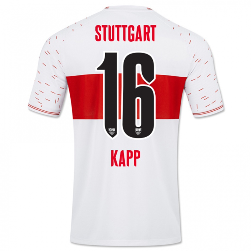 Niño Camiseta Patrick Kapp #16 Blanco 1ª Equipación 2023/24 La Camisa Perú