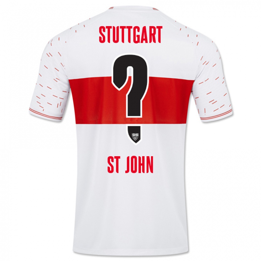 Niño Camiseta Rawley St. John #0 Blanco 1ª Equipación 2023/24 La Camisa Perú