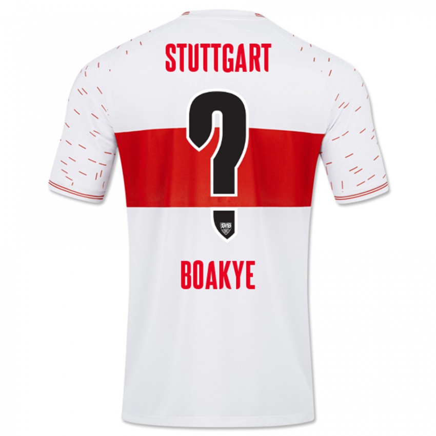 Niño Camiseta Benjamin Boakye #0 Blanco 1ª Equipación 2023/24 La Camisa Perú